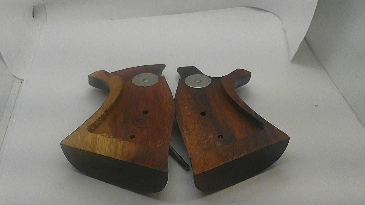 Smith & Wesson K/L Frame Square Butt Wood Target Grips, inventory reference A8, inside surfaces