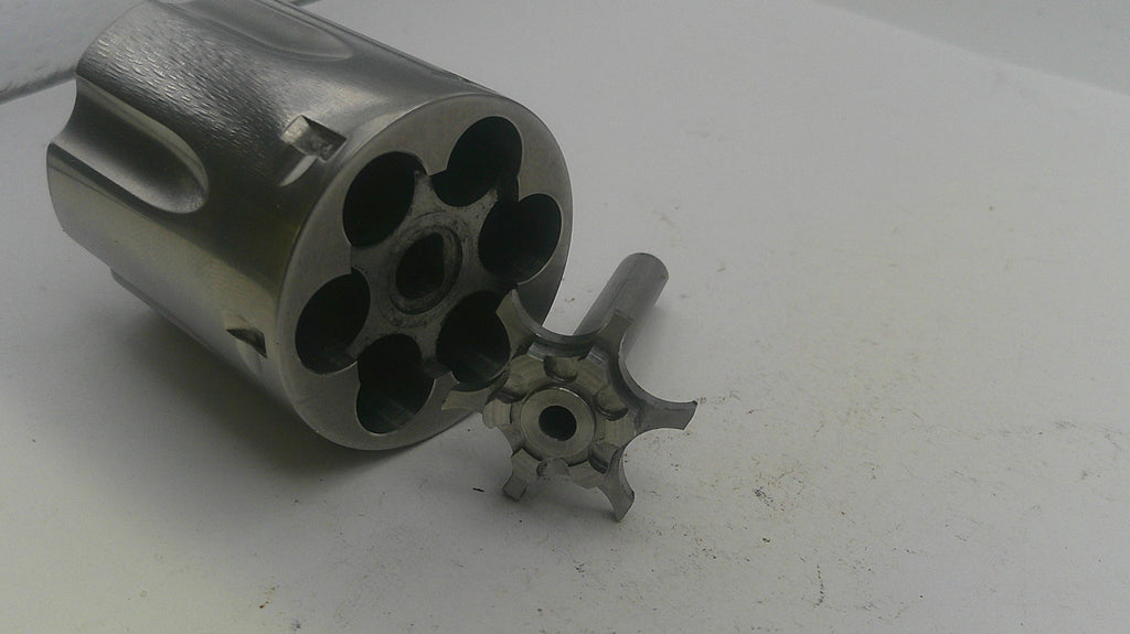 Smith & Wesson Model 66- K Frame .357 Magnum Cylinder w/ Extractor Non-Recessed Stainless Steel Used 66A58