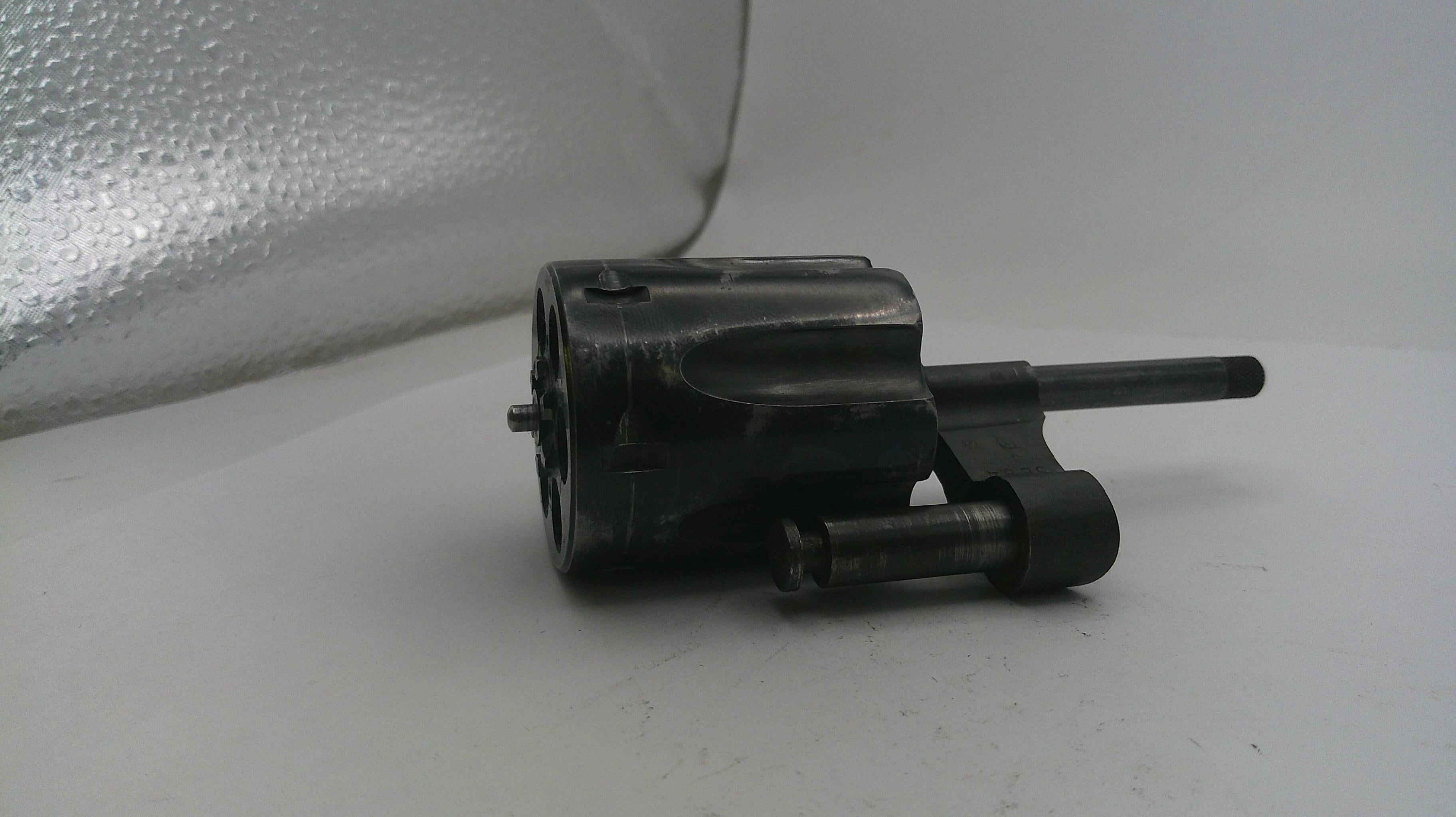 Smith & Wesson K Frame Model K-22 Cylinder Assembly with Yoke - Blue Steel .22 Long Rifle - 4 Screw - Used OEM Part K2270A