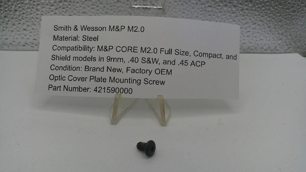 Smith & Wesson M&P M2.0 Optic Cover Plate Mounting Screw 421590000