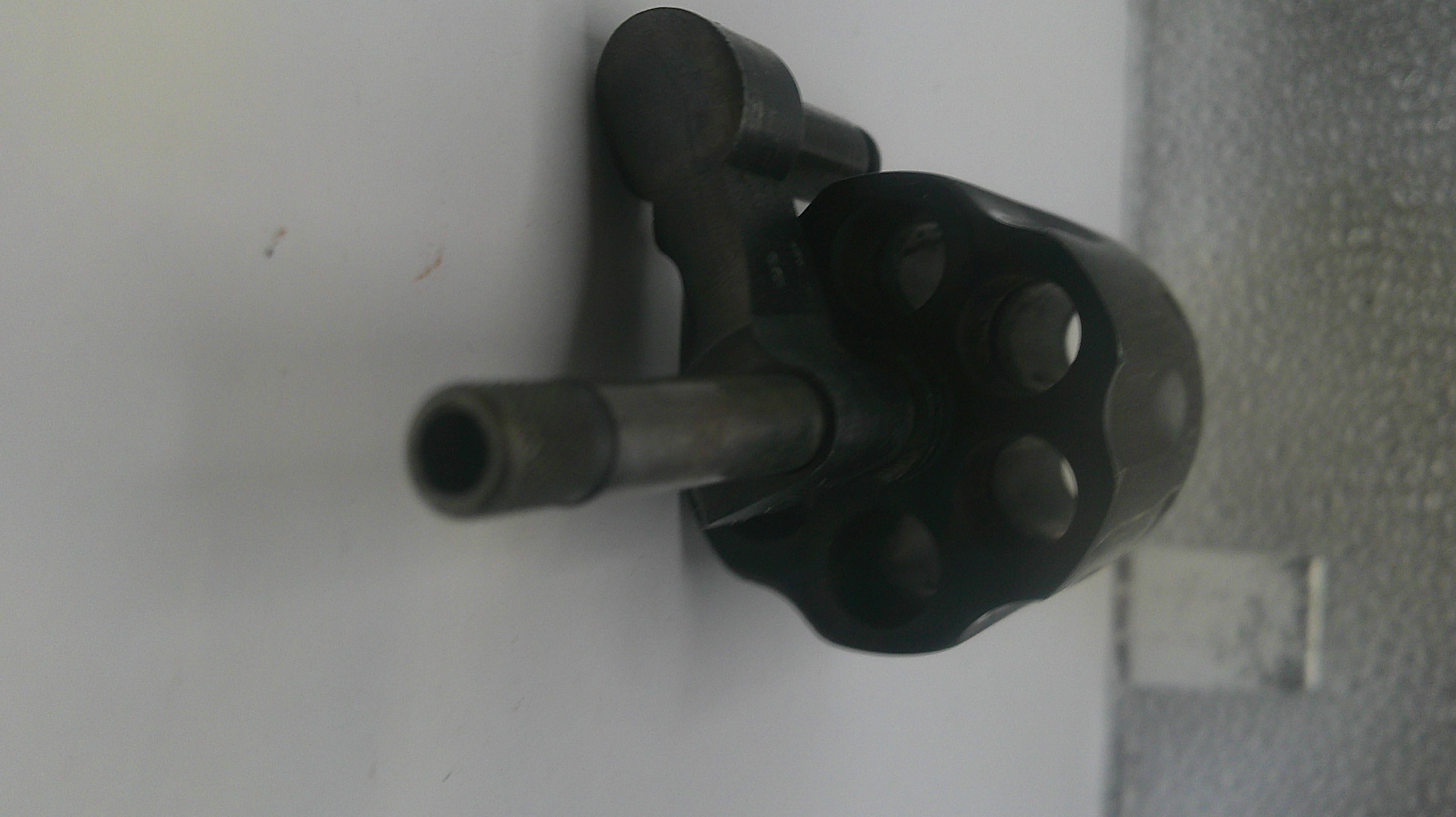Mechanical component on a white background