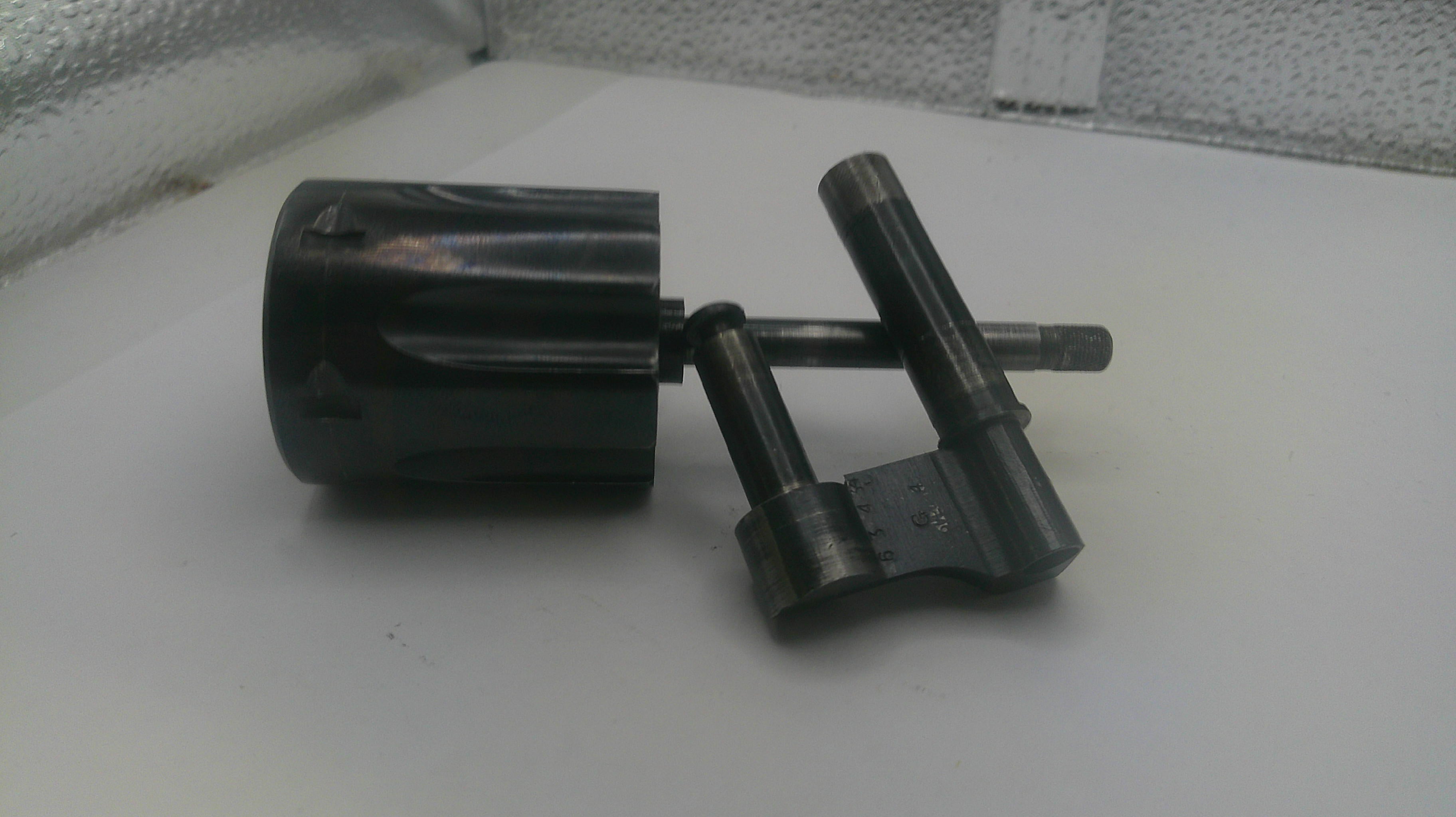 Smith & Wesson K Frame Model 17 Cylinder Assembly with Yoke - Blue Steel .22 Long Rifle - Used OEM Part 1770