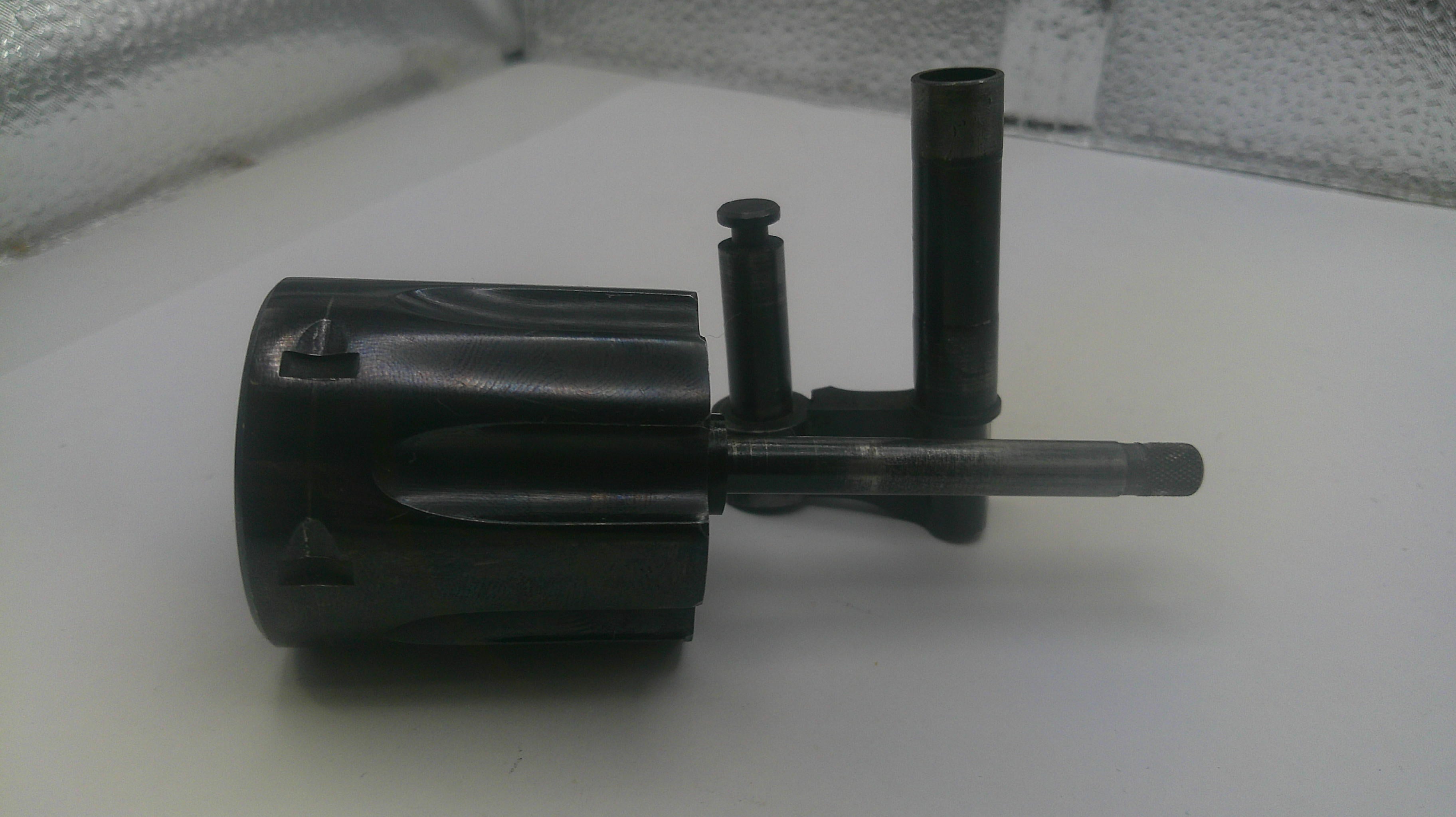 Smith & Wesson K Frame Model 17 Cylinder Assembly with Yoke - Blue Steel .22 Long Rifle - Used OEM Part 1770