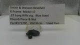 Smith & Wesson K Frame Model 17 Thumb Piece & Nut - .22 LR Used Blue Steel