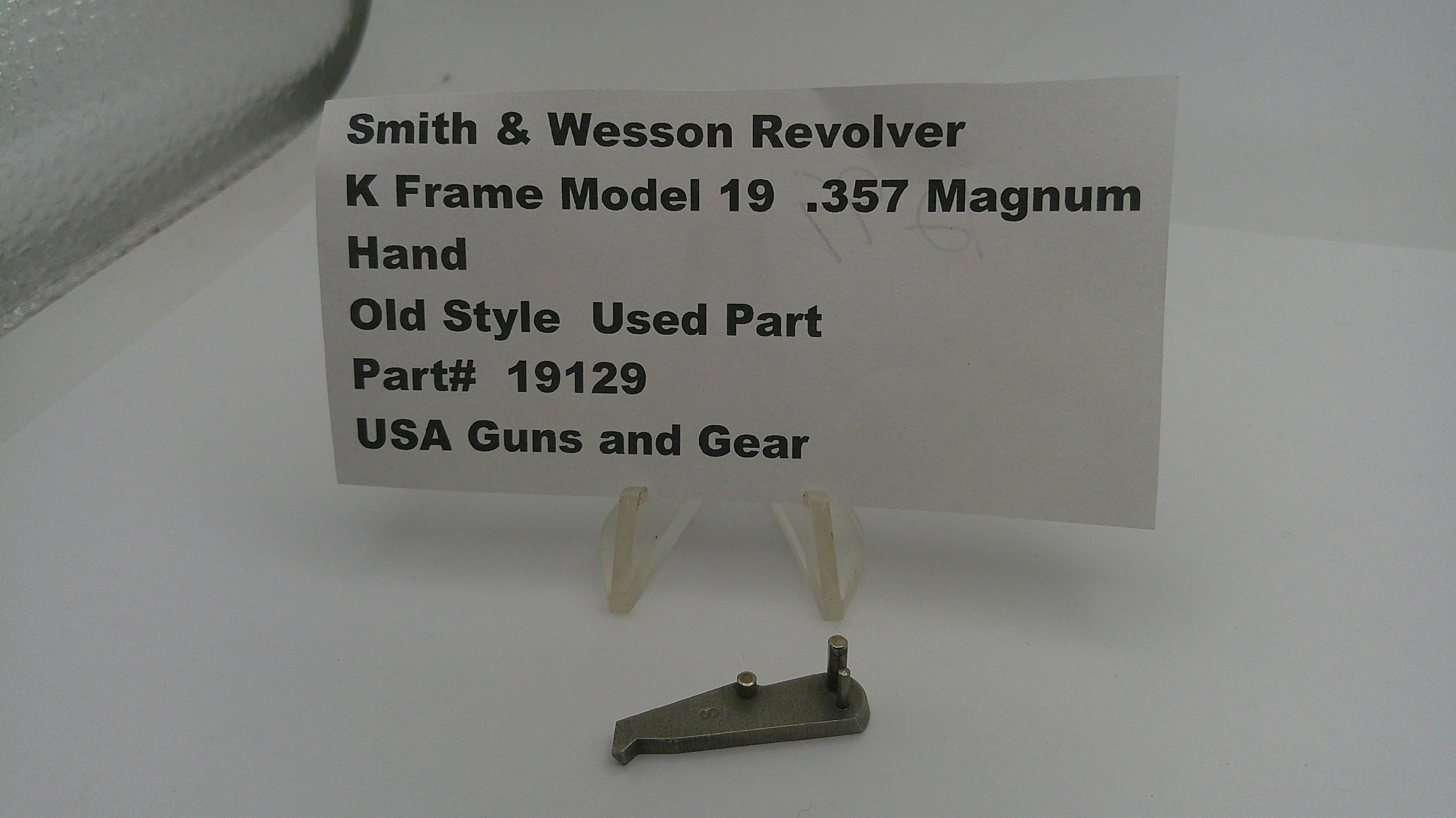 Smith & Wesson K Frame Model 19 .357 Magnum Revolver Hand Used 19129