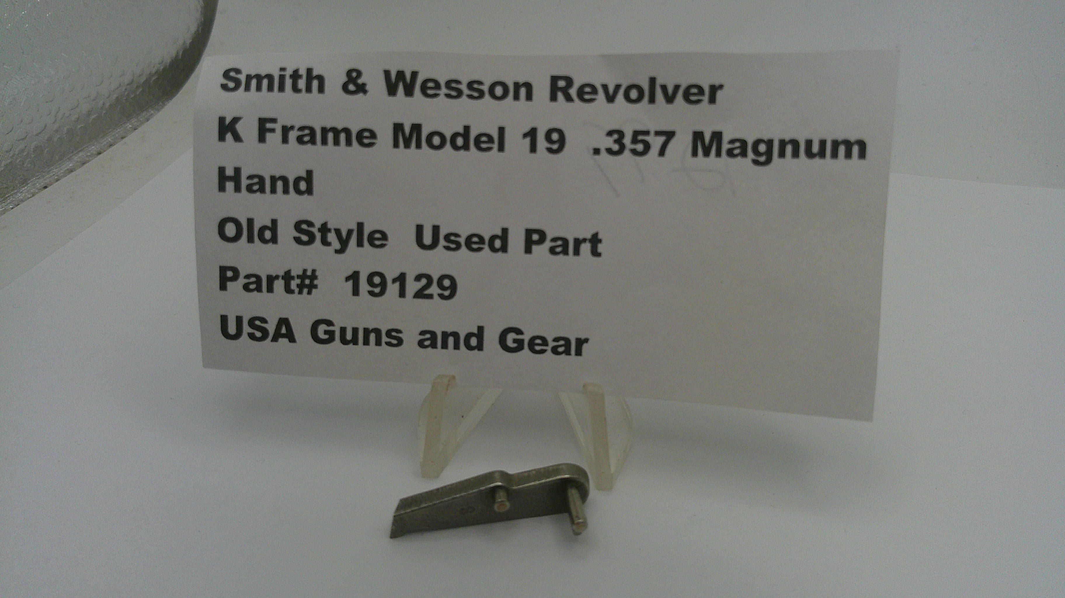 Smith & Wesson K Frame Model 19 .357 Magnum Revolver Hand Used 19129