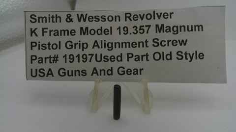 S&W K Model 19 .357 Mag Pistol Grip Alignment Screw 19197