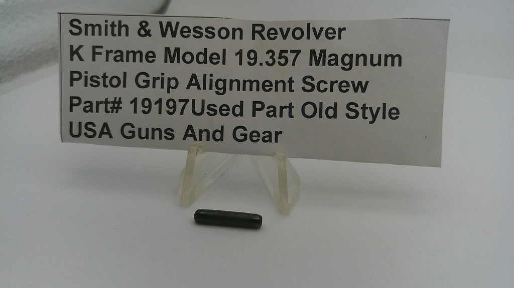 S&W K Model 19 .357 Mag Pistol Grip Alignment Screw 19197