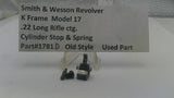 Smith & Wesson K Pre Model 17 Cylinder Stop & Spring - Used OEM Part .22 LR