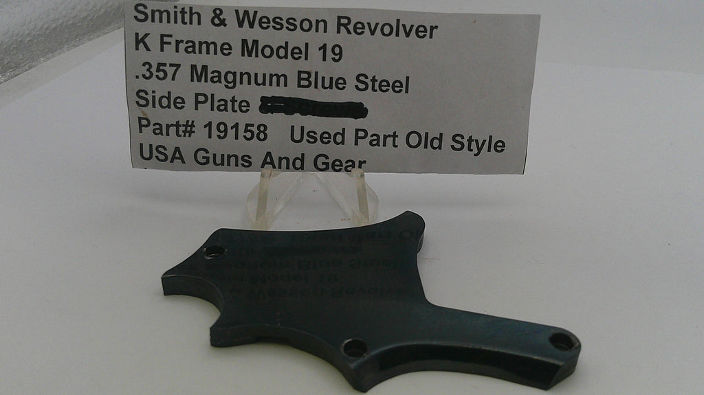 S&W K Frame Model 19 Used Side Plate .357 Magnum 19158