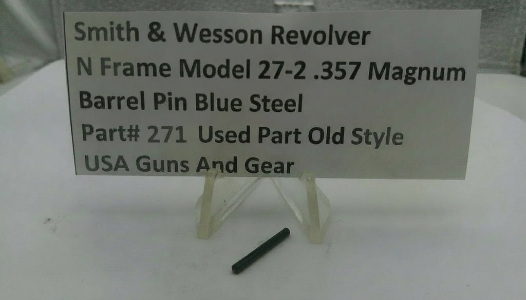 Smith & Wesson Model 27 Barrel Pin .357 Magnum Used 271