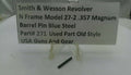 Smith & Wesson Model 27 Barrel Pin .357 Magnum Used 271