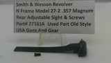 Smith & Wesson Model 27 Rear Adjustable Sight .357 Magnum Used 27161A