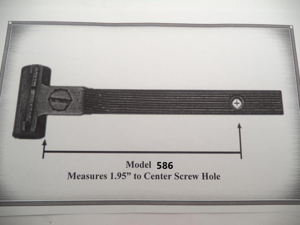 Smith & Wesson Smith & Wesson L Frame Model 586 Rear Adjustable Sight - White Outline .357 Magnum 586162 Part 000586162