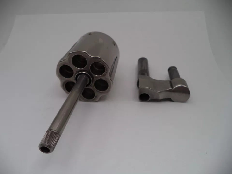 Smith & Wesson K Frame Model 65-5 Cylinder & Yoke Assembly - Non-Recessed Stainless Steel .357 Magnum - Used OEM Part 6554