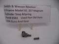 Smith & Wesson K Frame Model 65 Cylinder Stop & Spring .357 Magnum Old Style Used - Part# 6581