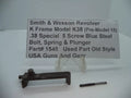 S&W K Frame Model K38 Pre-Model 15 Bolt, Spring & Plunger .38 Special – Part# 1545
