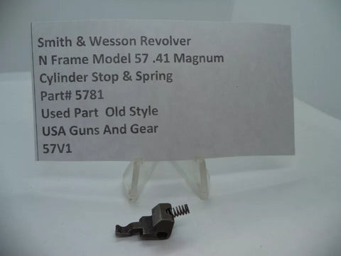 5781 Smith & Wesson N Frame Model 57 Cylinder Stop & Spring  .41 Magnum