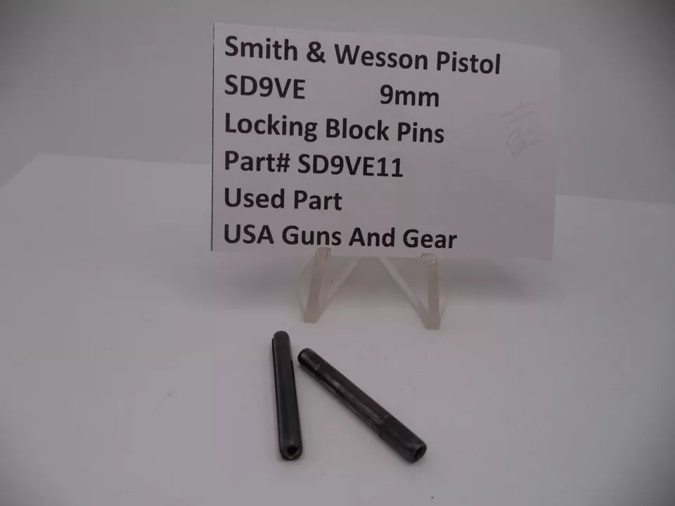 SD9VE11 Smith & Wesson Pistol SD9VE Locking Block Pins 9mm Used Part