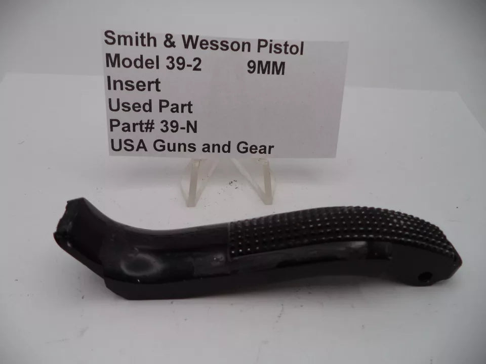 39-N Smith & Wesson Pistol Model 39-2 Insert 9MM