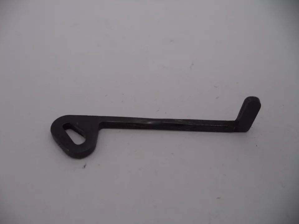 Black metal tool on a white background