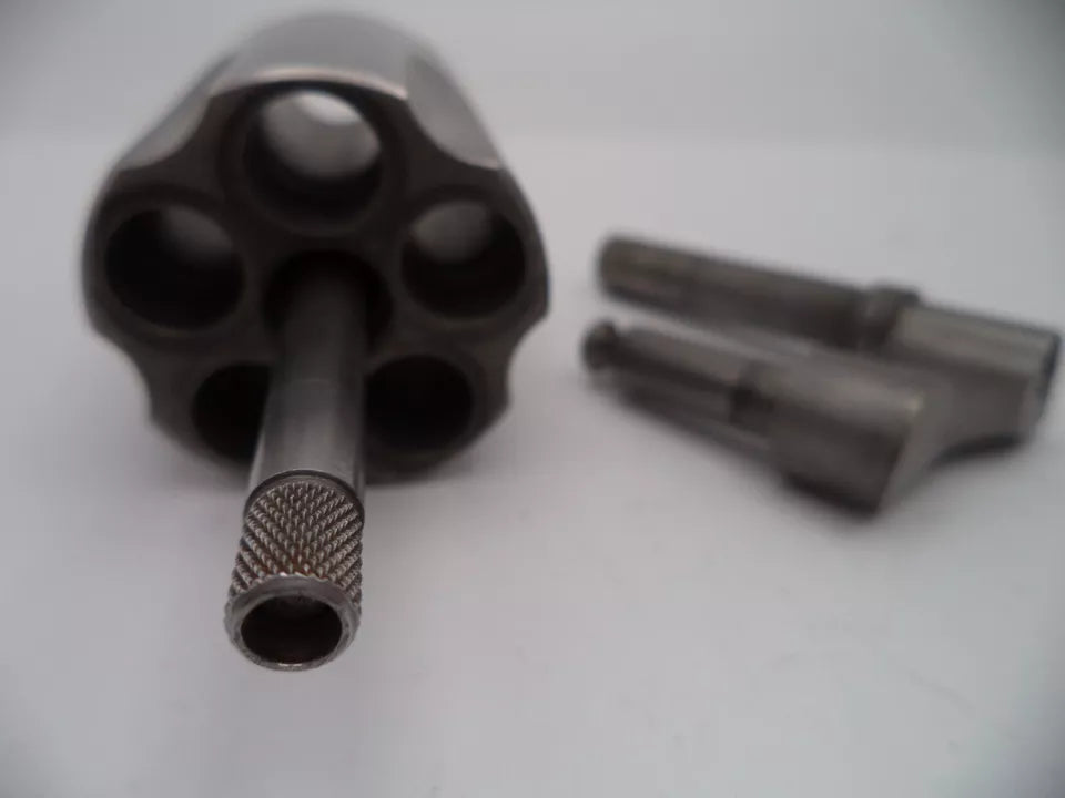 Smith & Wesson J Frame Model 642-2 Airweight Cylinder & Yoke Assembly - Stainless Steel .38 Special +P - Used OEM Part 642A