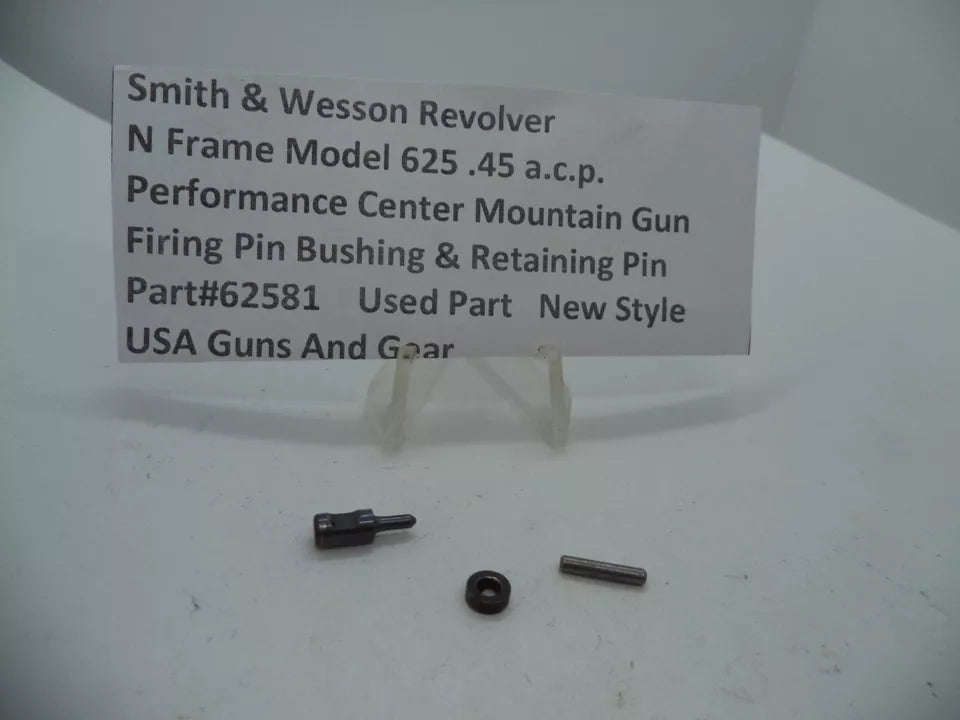 Smith & Wesson N Frame 625 Firing Pin Bushing & Retaining Pin - Part 62581 | .45 ACP