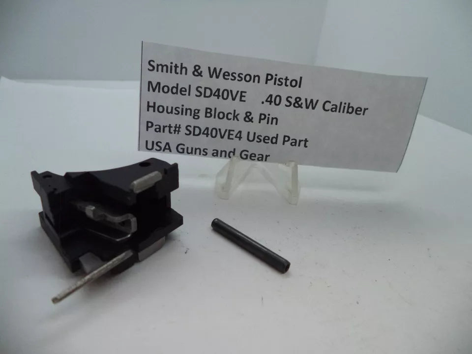 Smith & Wesson SD40 VE Housing Block & Pin .40 S&W - Part# SD40VE4
