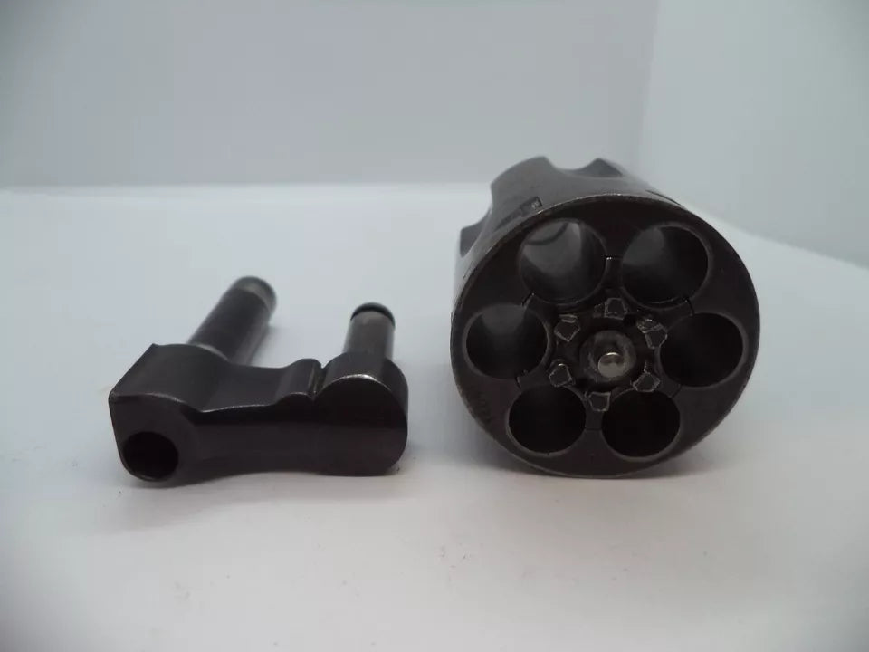 Smith & Wesson K Frame Pre-Model 15 (K38) 5 Screw Cylinder with Yoke - Blue Steel .38 Special - Used OEM Part 1577