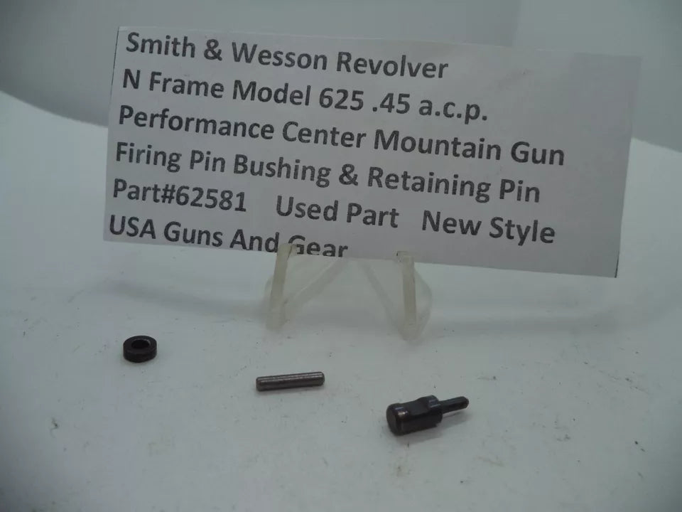 Smith & Wesson N Frame 625 Firing Pin Bushing & Retaining Pin - Part 62581 | .45 ACP