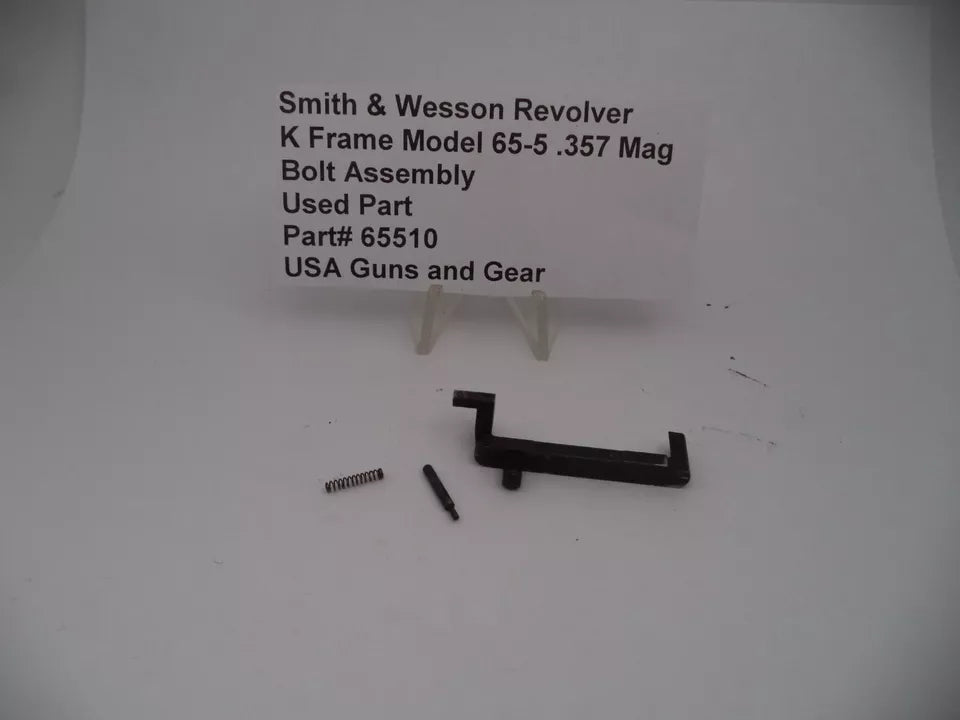 65510 Smith & Wesson K Frame Model 65-5 Bolt Assembly .357 Magnum