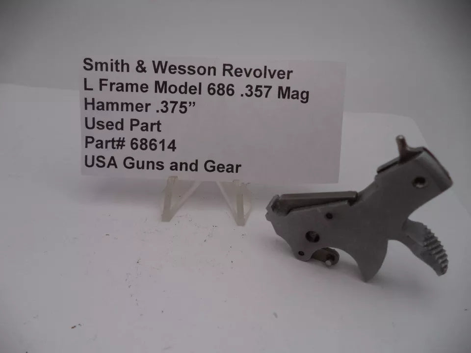 68614 Smith & Wesson L Frame Model 686 Hammer .375" .357 Magnum