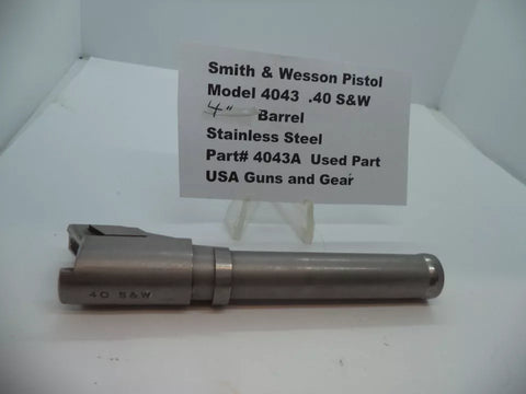 4043A Smith & Wesson Pistol Model 4043 4" Barrel Stainless .40 S&W