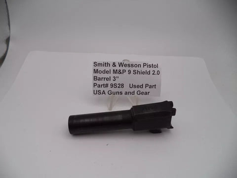 9S28 Smith & Wesson Pistol M&P 9 Shield 2.0 Barrel 3" Used
