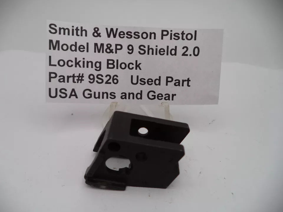 Smith & Wesson M&P 9 Shield 2.0 Locking Block - Used OEM Part 9S26