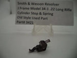 3421 Smith & Wesson J Frame Model 34-1 Cylinder Stop & Spring .22 Long Rifle Used