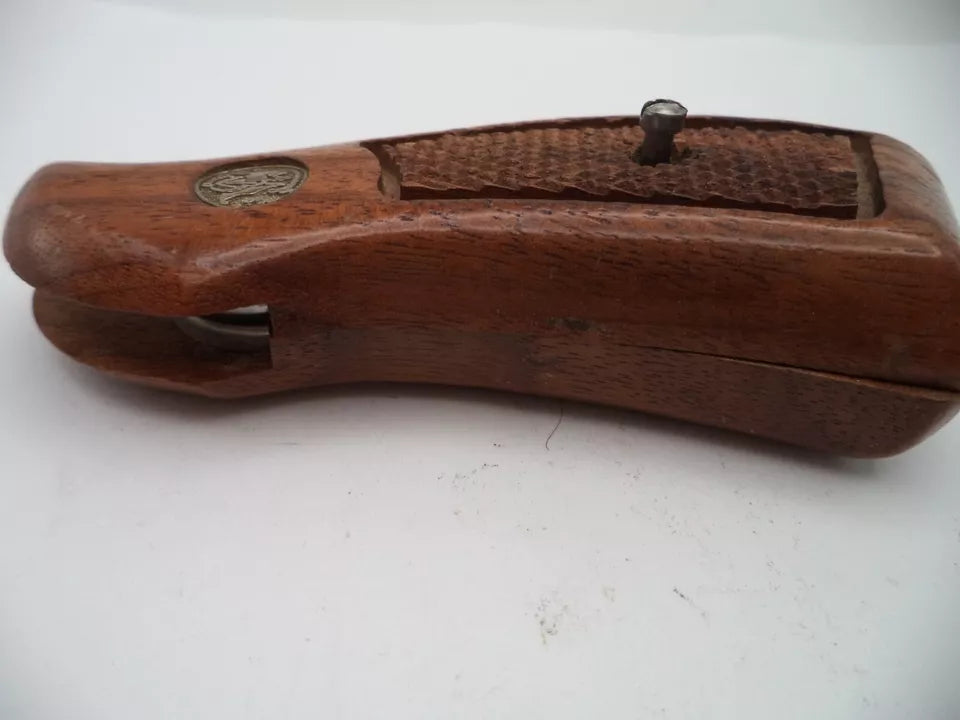 Smith & Wesson Model 65 K Frame Vintage Wood Grips - Round Butt .357 Magnum
