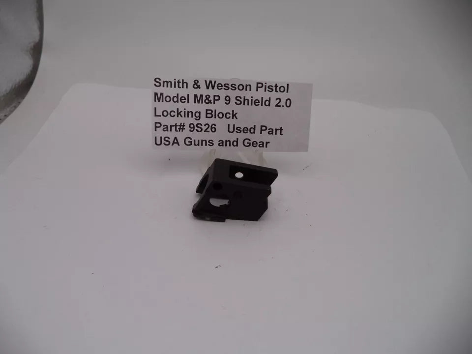 Smith & Wesson M&P 9 Shield 2.0 Locking Block - Used OEM Part 9S26