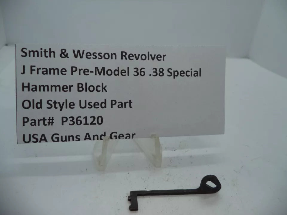 P36120 Smith & Wesson J Frame  Pre-Model 36 Hammer Block .38 Special