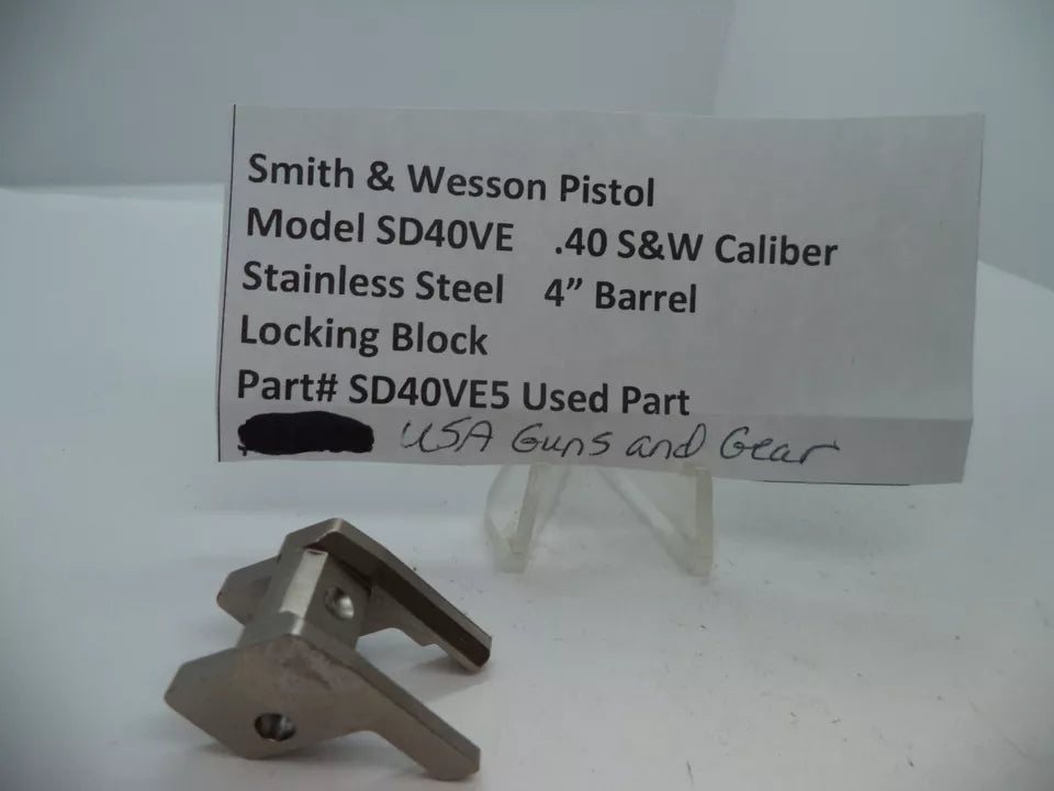Smith & Wesson SD40 VE Locking Block .40 S&W - Part# SD40VE5