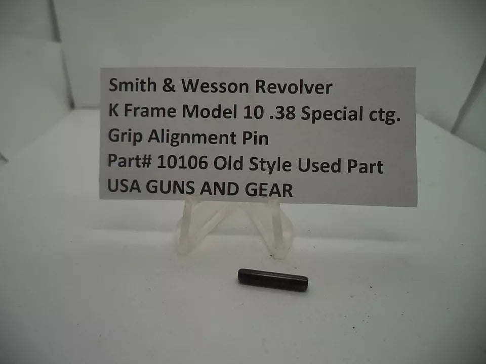 Smith & Wesson K Frame Model 10 Grip Alignment Pin - .38 Special - Old Style - Used