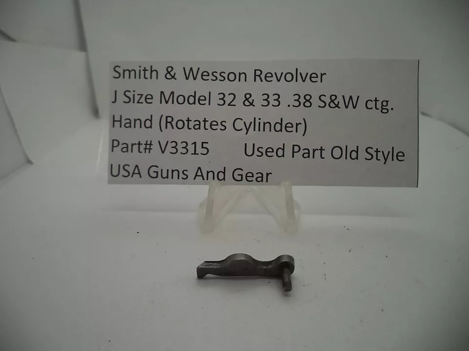 V3315 Smith & Wesson J Frame Model 32 & 33 Hand .38 S&W ctg. Used Part