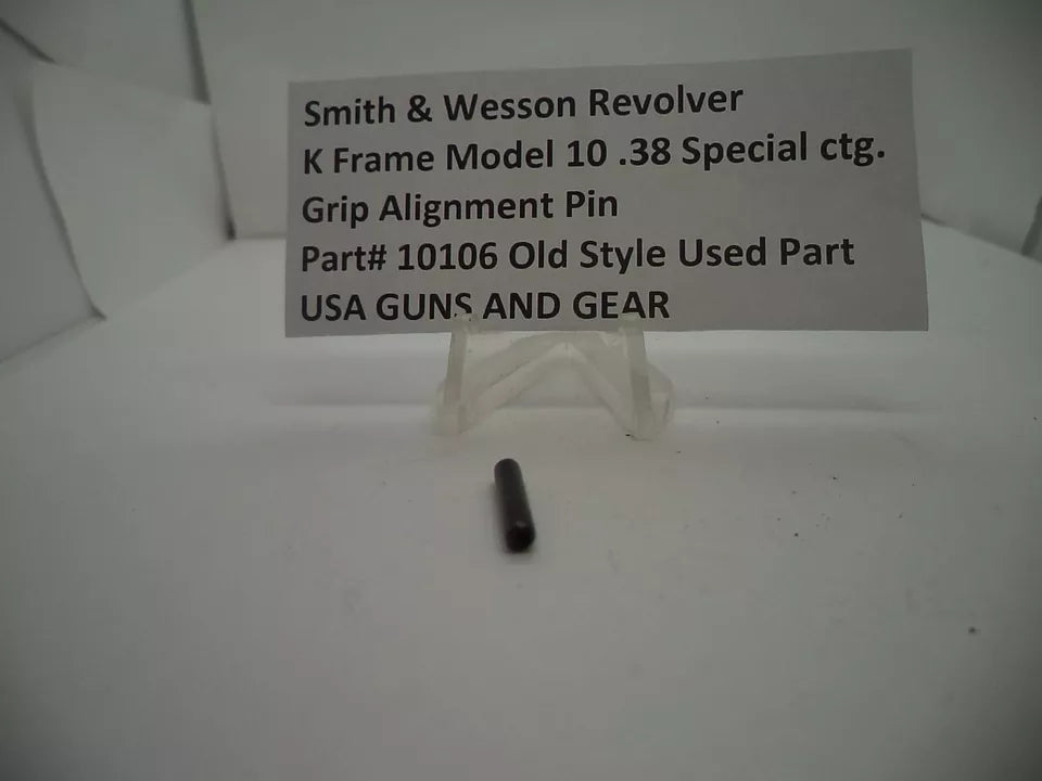 Smith & Wesson K Frame Model 10 Grip Alignment Pin - .38 Special - Old Style - Used