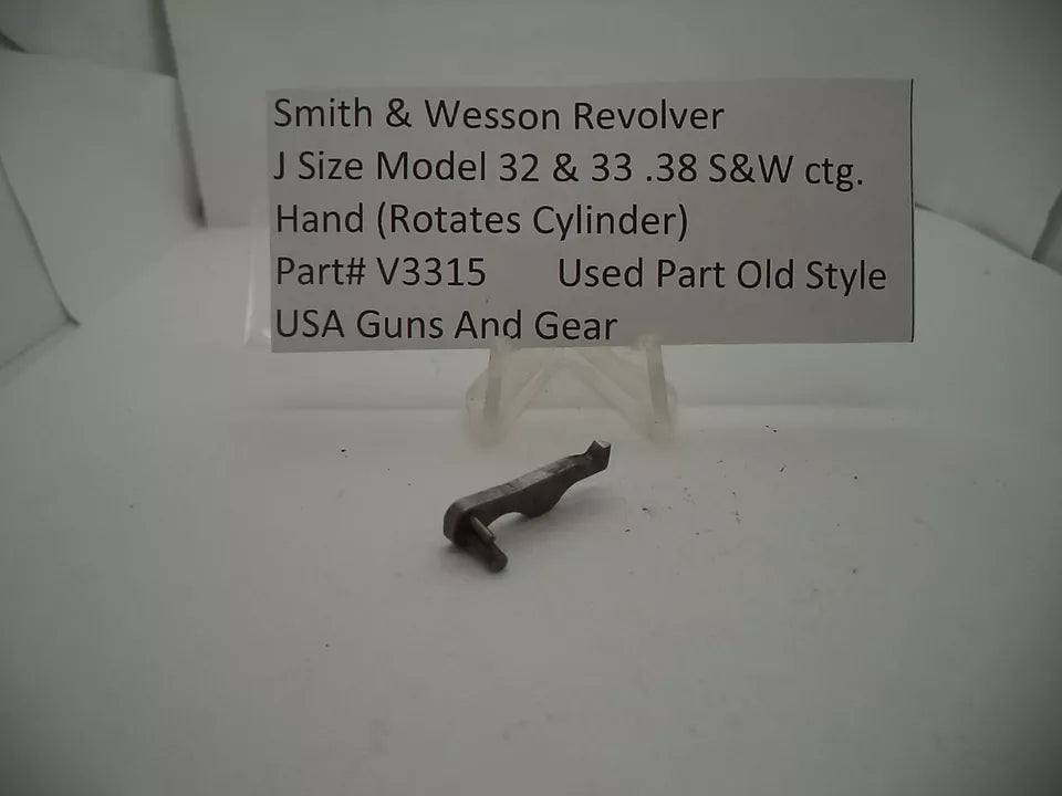 V3315 Smith & Wesson J Frame Model 32 & 33 Hand .38 S&W ctg. Used Part