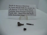 1581 S&W K Frame Model K38 (Pre-Model 15) Cylinder Stop Plunger & Spring .38 SPL