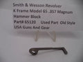 65120 S&W K Frame Model 65 Hammer Block .357 Magnum
