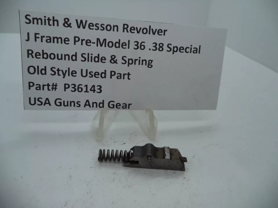 P36143 S&W J Frame  Pre-Model 36 Rebound Slide & Spring .38 Special