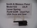 Smith & Wesson Model 622 Pistol Lever Spring .22 Long Rifle Used - Part# 622W