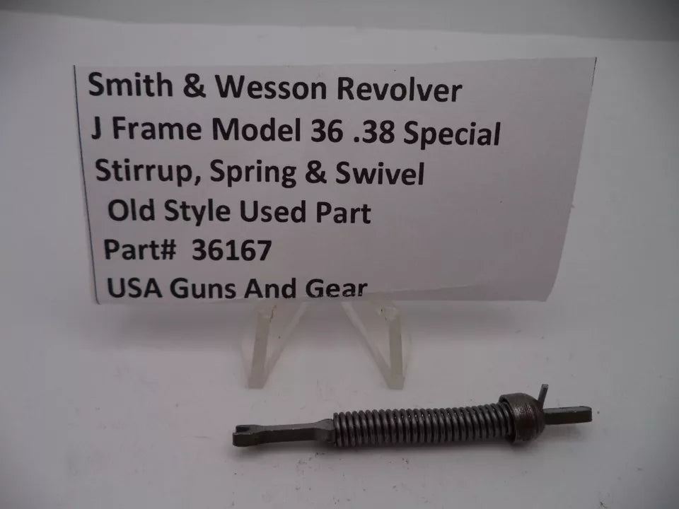 36167 Smith & Wesson J Frame Model 36 Stirrup, Spring & Swivel .38 Special