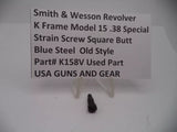 K158V S & W K Frame Model 15 Strain Screw Square Butt Blue .38 Special